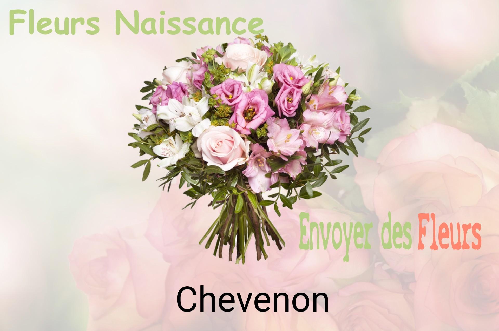 Bouquet de fleurs de naissance livré à Chevenon